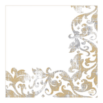 Dunisoft Festiva Servietten 40x40 cm, weiß  | Packung (60 Servietten)