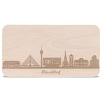 Frühstücksbrettchen Skyline Düsseldorf