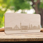 Frühstücksbrettchen Skyline Düsseldorf