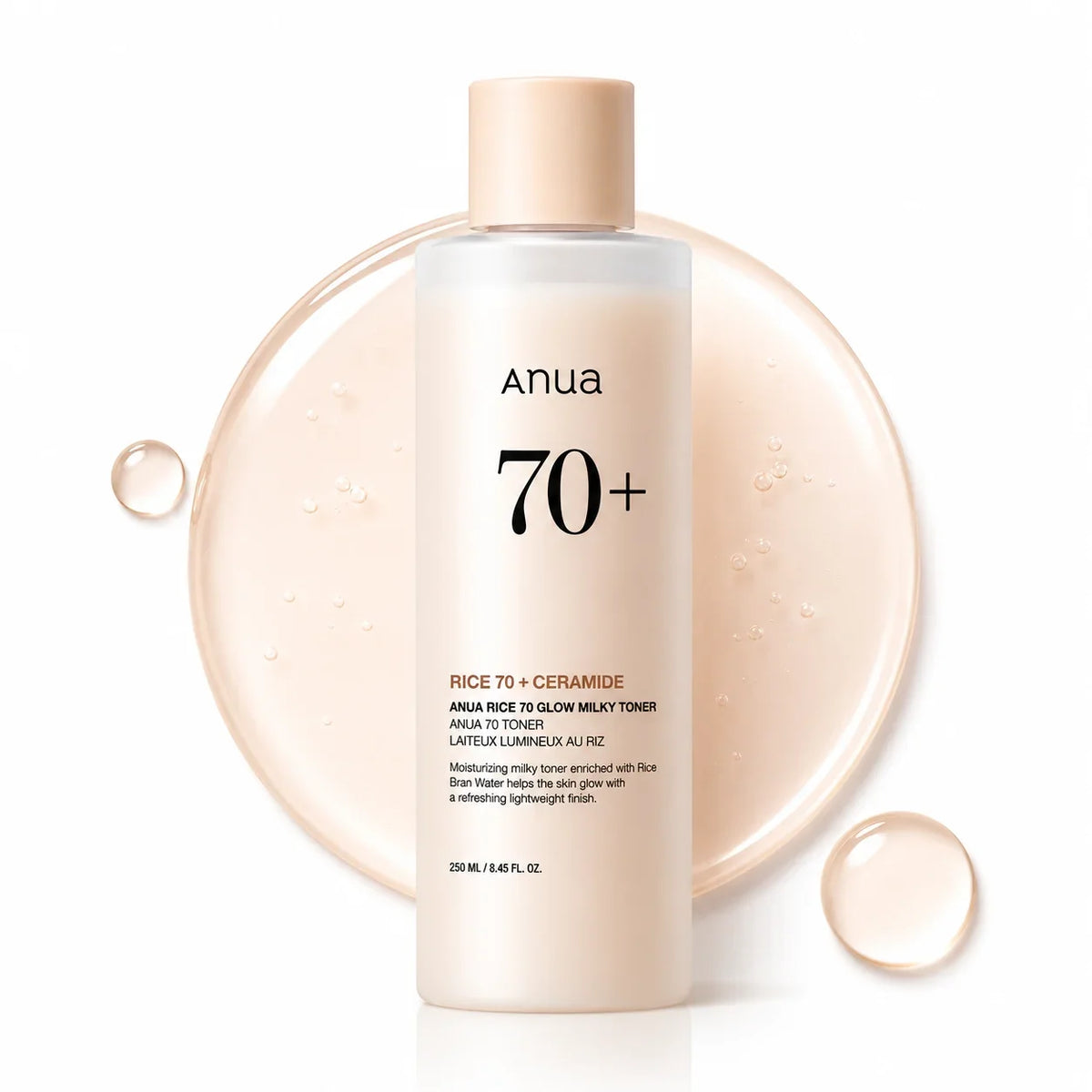 Anua Rice 70+ Glow Milky Toner 250 ml