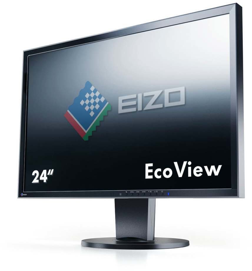 Eizo FlexScan EV2436WFS-BK LED IPS 24 Zoll WUXGA 1920x1200 DisplayPort DVI Schwarz