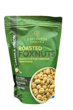 Earthveda Cream & Onion Roasted Makhana 40g Namma Markt