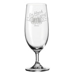 Stölzle Lausitz Bierglas mit Gravur "Ein Hoch auf" mit Namen