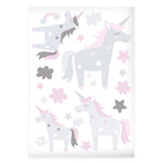 Wandsticker Set Einhorn & Sterne
