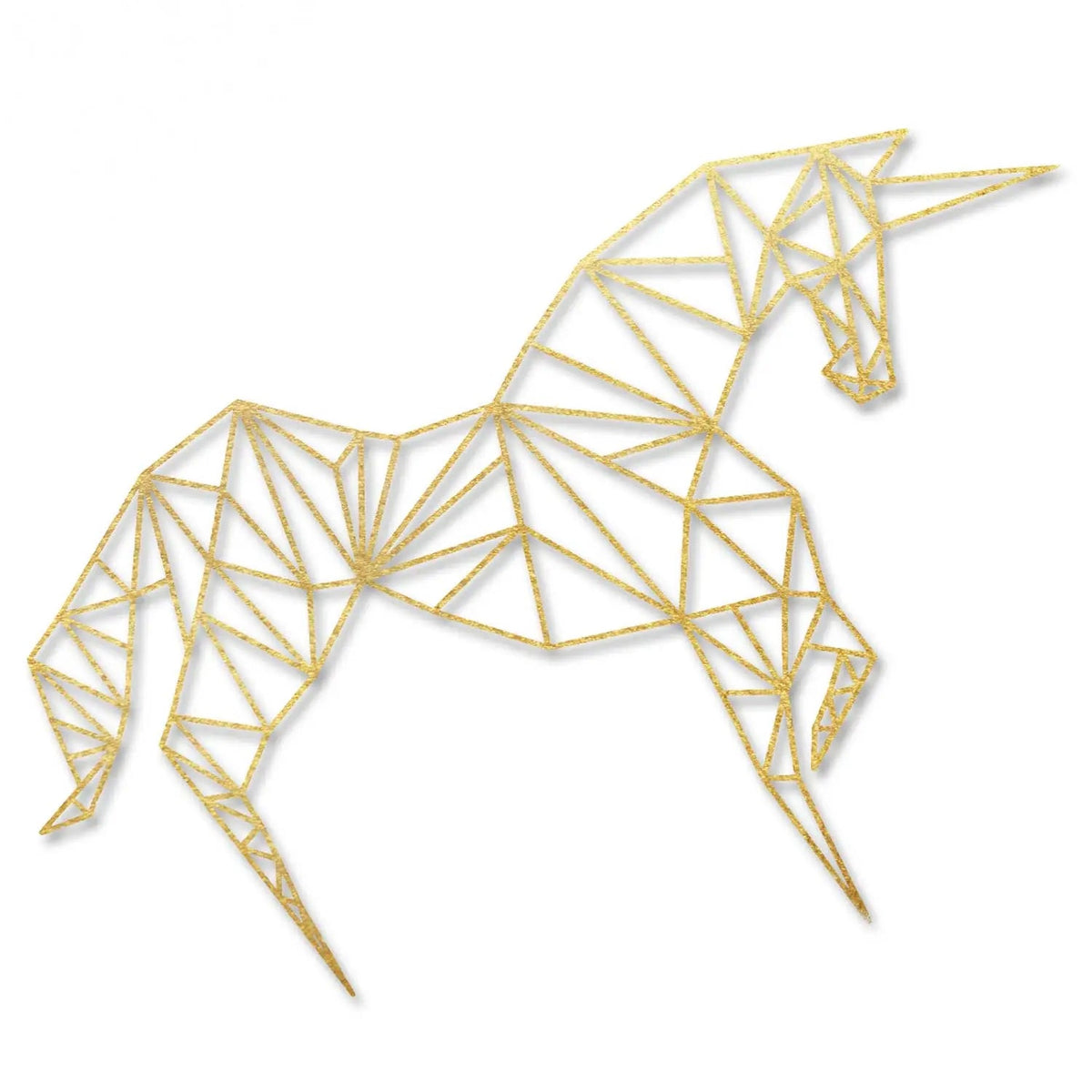 Origami Einhorn aus Holz -
