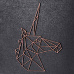 Origami Einhornkopf aus Holz -