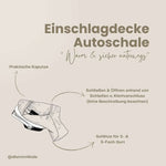 Einschlagdecke Musselin – 2.5 TOG Babyschale Namma Markt