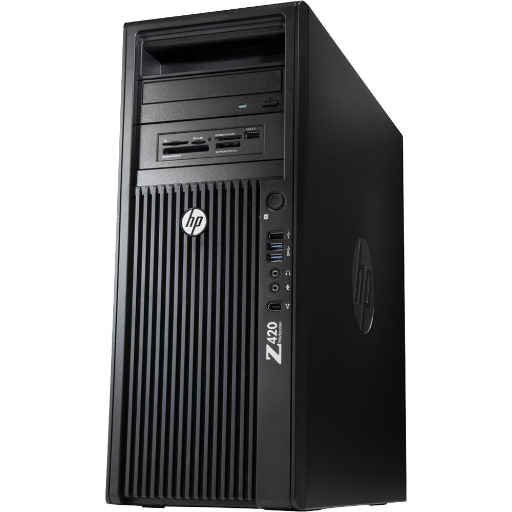 HP Z420 Intel Xeon Hexa Core E5 v2 256GB SSD + 1TB HDD 16GB Win 10 Pro