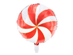 Runder Folienballon "Candy" - Bonbon 35cm | Rot