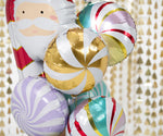 Runder Folienballon "Candy" - Bonbon 35cm | Gold