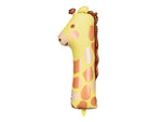 XXL Zahlen Folienballon 96 cm | #1 Giraffe