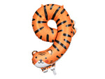 XXL Zahlen Folienballon 87 cm | #9 Tiger