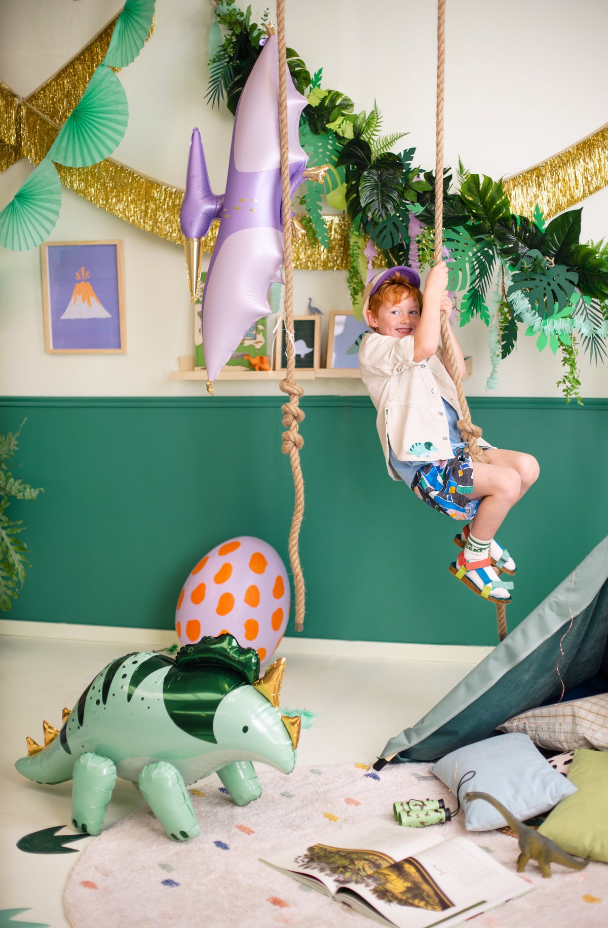 Shape Folienballon "Dinosaurier Pterodactyl" | 120 x 62 cm