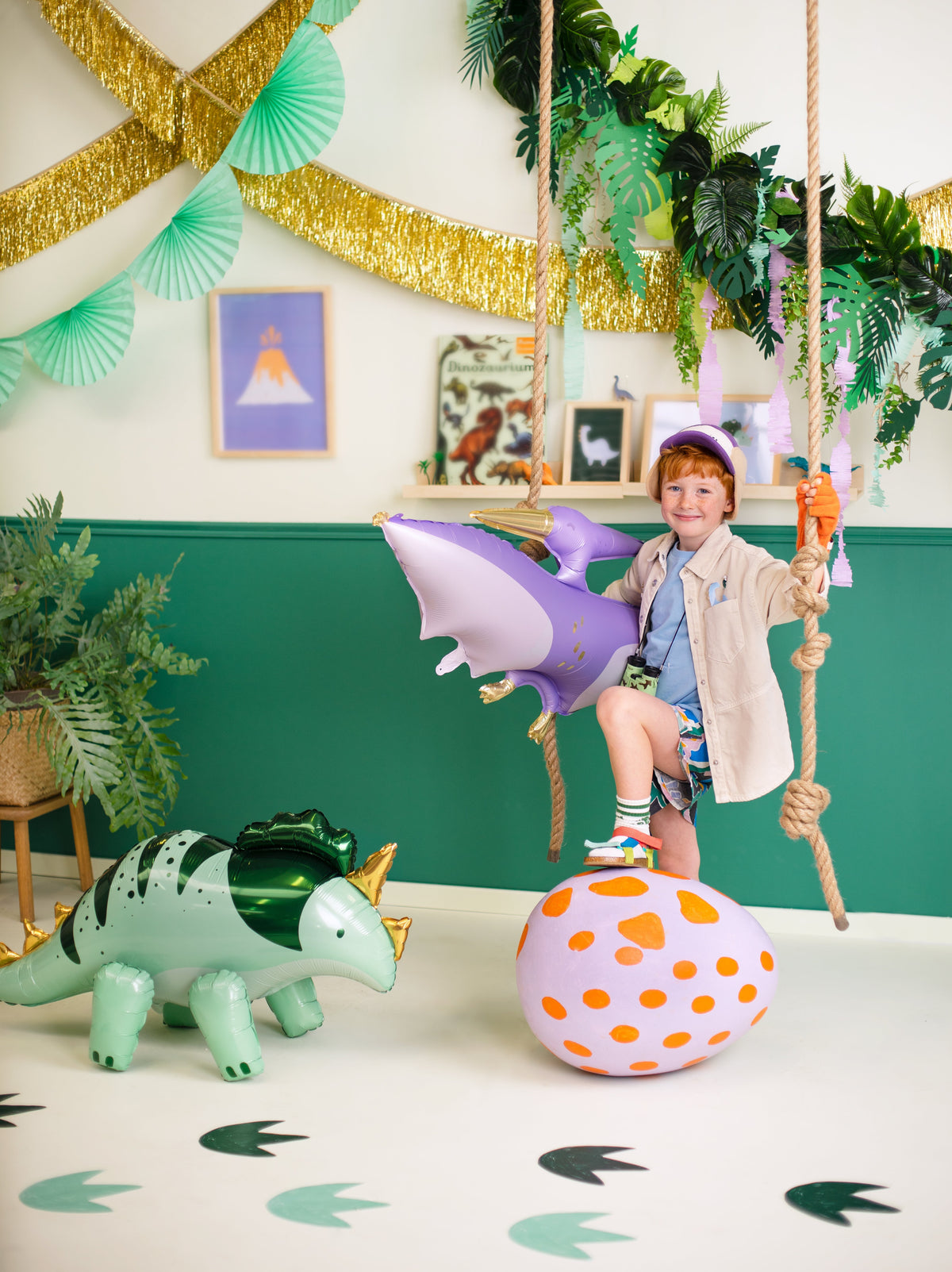 Shape Folienballon "Dinosaurier Pterodactyl" | 120 x 62 cm