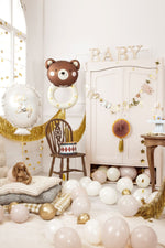Shape Folienballon "Teddybär Rassel" | 61 x 88 cm