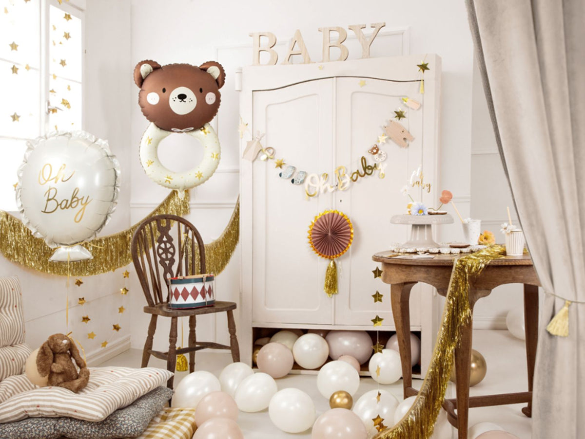 Shape Folienballon "Teddybär Rassel" | 61 x 88 cm