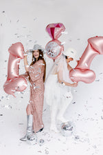 Shape Folienballon "Penis" Rosegold | 46 x 88 cm