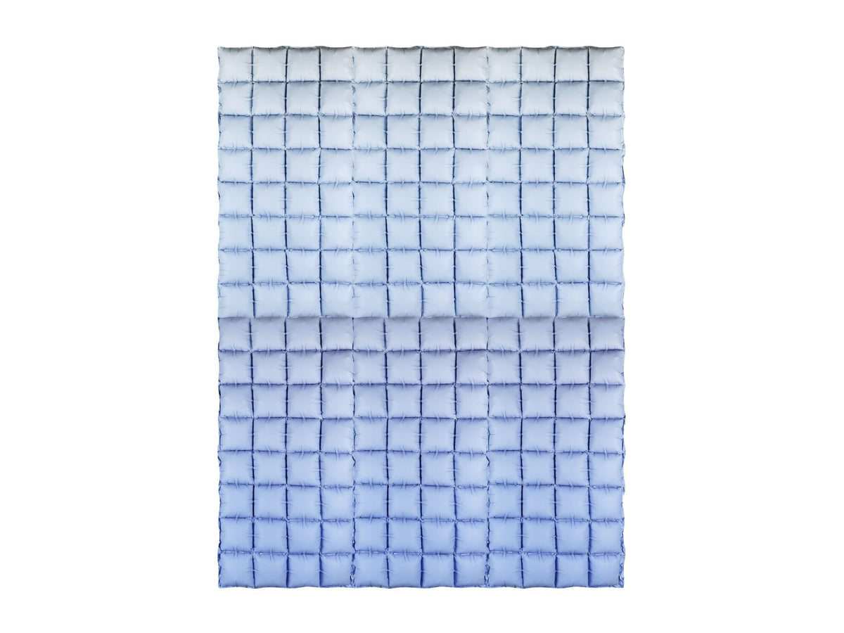 Folienballon Vorhang 72x143 cm | Blau Ombre