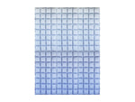 Folienballon Vorhang 72x143 cm | Blau Ombre
