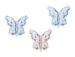 Folienballons "Schmetterlinge" | 3er Set - 19x23cm