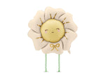 Airwalker Folienballon "Blume" 104x104 cm | Hellbeige