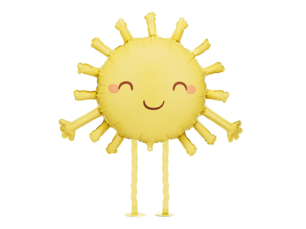 Airwalker Folienballon "Sonne" | 91 x 77 cm