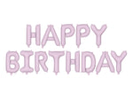 Ballongirlande "HAPPY BIRTHDAY" 340x35cm | Lila