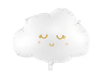 Shape Folienballon "Wolke" Weiß | 51 x 35 cm