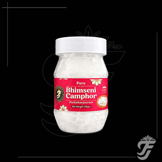 FJ EDIBLE CAMPHOR 100 GRAMS product image 1