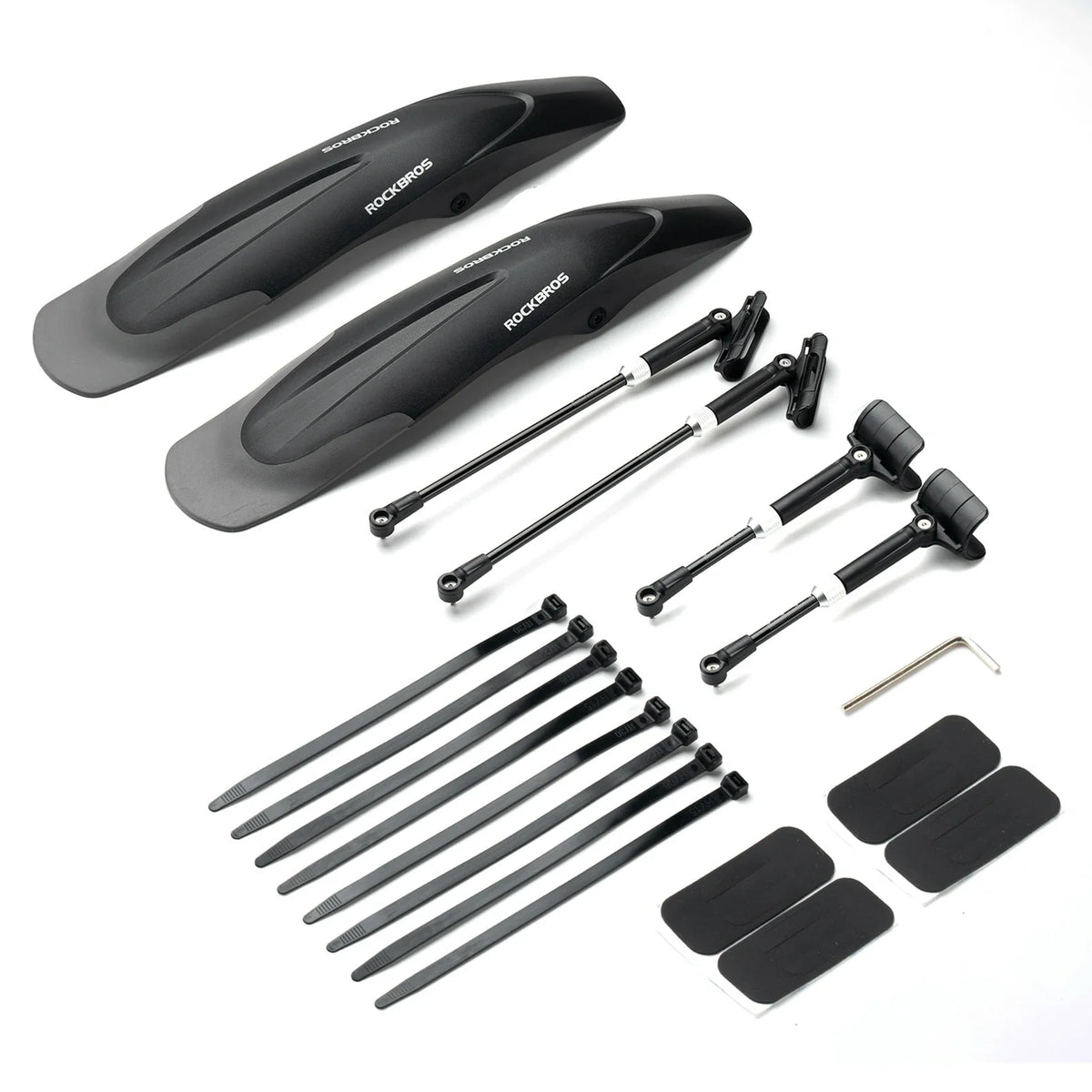 Fahrrad Schutzbleche Set Vorne/Hinten Verstellbare Flexible 26-29 zoll