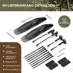 Fahrrad Schutzbleche Set Vorne/Hinten Verstellbare Flexible 26-29 zoll