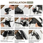 Fahrrad Schutzbleche Set Vorne/Hinten Verstellbare Flexible 26-29 zoll