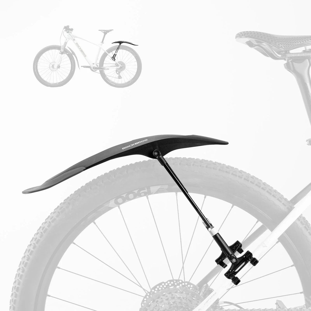 Fahrrad Schutzbleche Set Vorne/Hinten Verstellbare Flexible 26-29 zoll