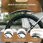 Fahrrad Schutzbleche Set Vorne/Hinten Verstellbare Flexible 26-29 zoll