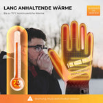 Fahrradhandschuhe über USB, reflektierend und stoßdämpfend, Winterhandschuhe mit Touchfunktion
