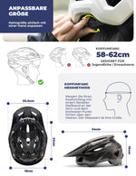 Fahrradhelm mit Belüftungssystem Verstellbar & Leicht