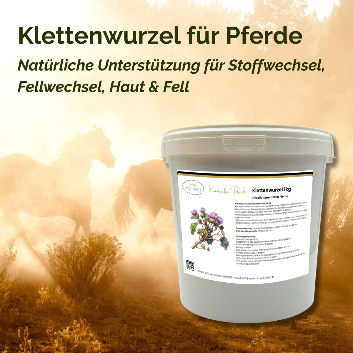 Klettenwurzel Pferd 1kg
