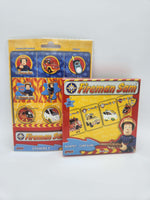 Feuerwehrmann Sam Quartett + Sticker Set Namma Markt