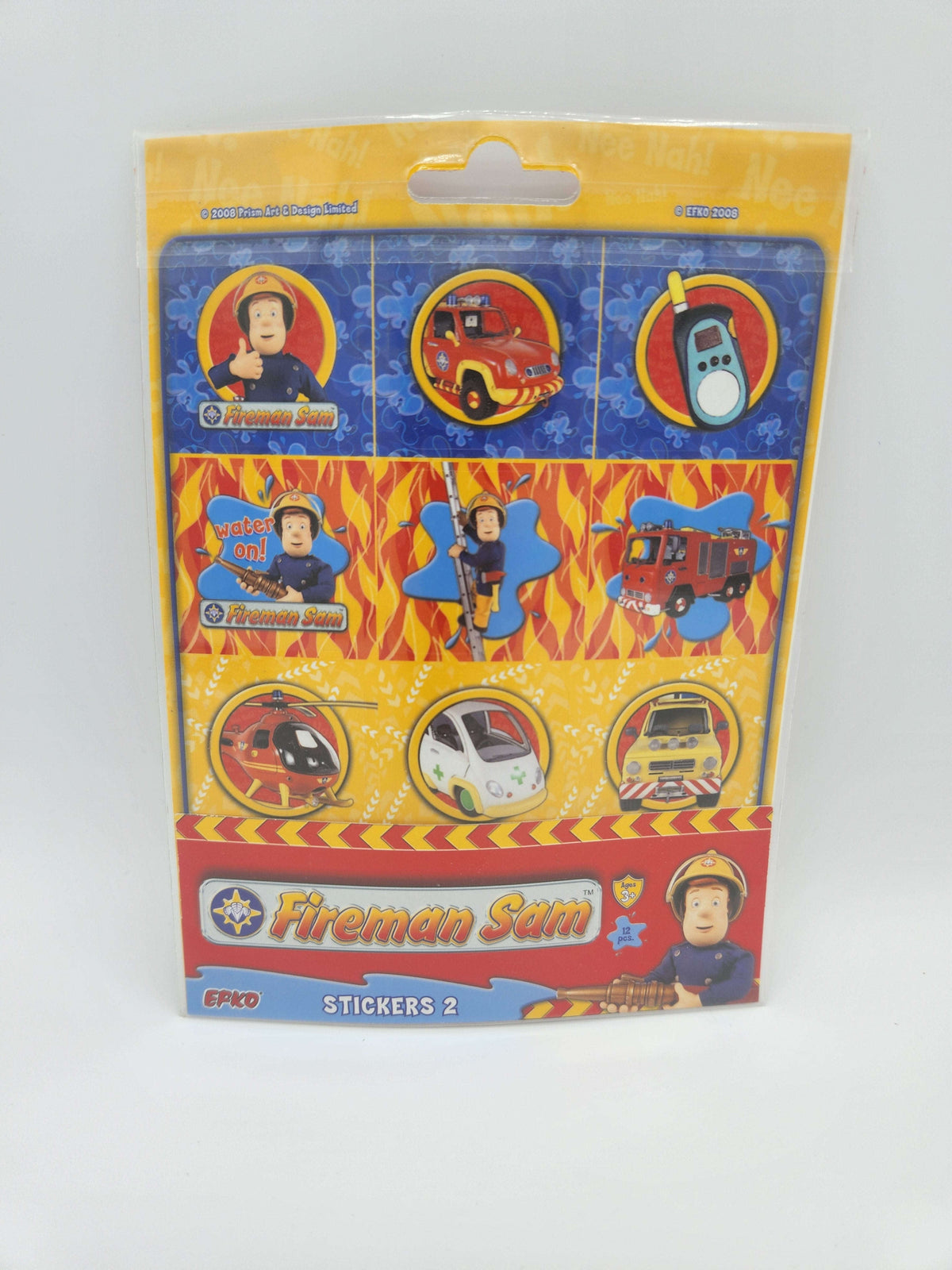 Feuerwehrmann Sam Quartett + Sticker Set Namma Markt