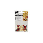 PAPSTAR Fingerfood - Picker 7 cm verschiedene Designs | Beutel (40 Stück)