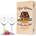 Stölzle Lausitz Weingläser mit Gravur - First Christmas