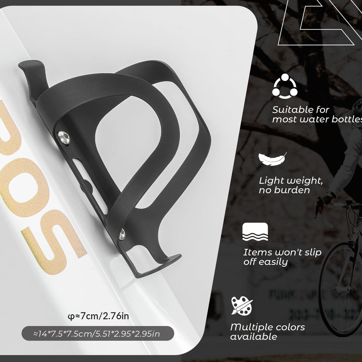 Flaschenhalter Fahrrad Getränkehalter Aluminiumlegierung Leicht