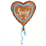 18"/Ø43cm Folienballon "Herz Folienballon "Spatzl"