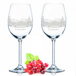Stölzle Lausitz Weingläser mit Gravur - Skyline Frankenthal im Set