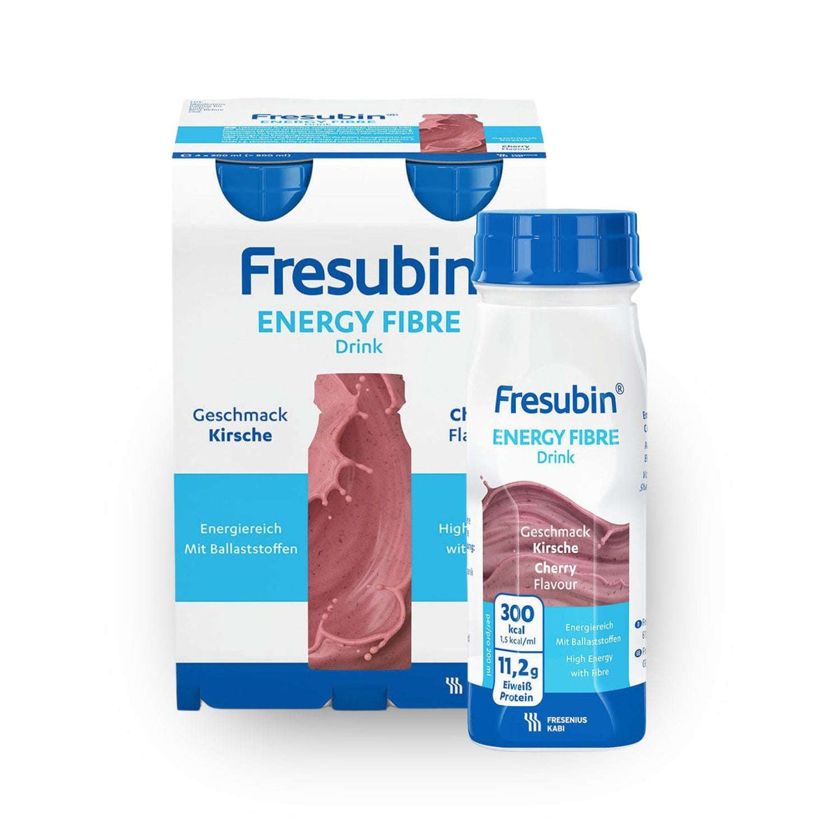 Fresubin Energy Fibre Drink 4 x 200 ml | Packung (4 Flaschen) Namma Markt