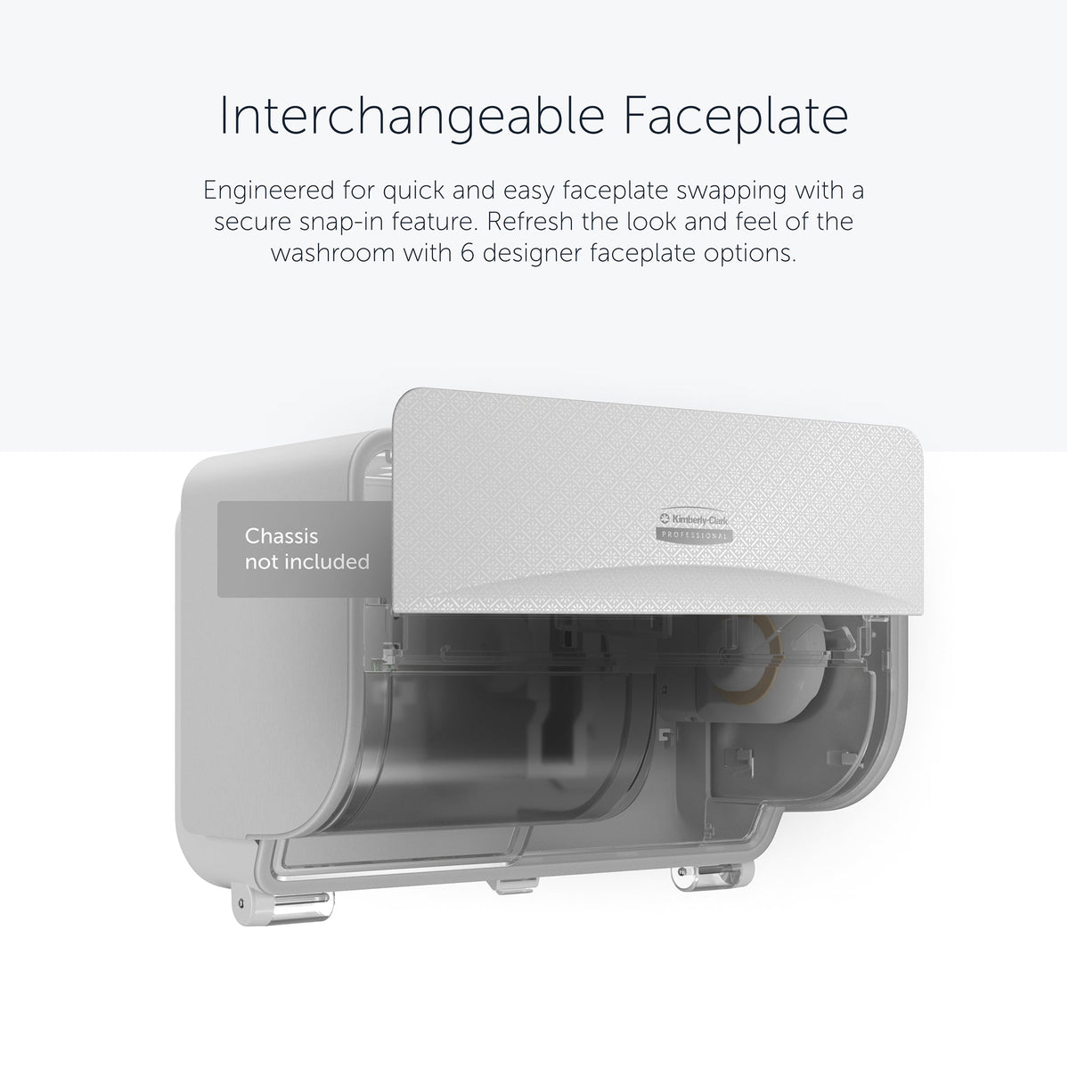 Kimberly-Clark Professional™ Icon™ Dispenser Faceplate - SRBH, 32.39 cm x 10.80 cm x 3.18 cm