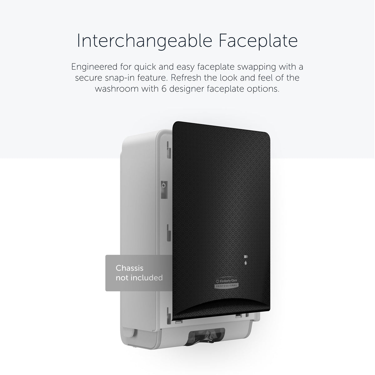 Kimberly-Clark Professional™ Icon™ Dispenser Faceplate - eSkinCare / 20.32 cm x 27.30 cm x 3.81 cm