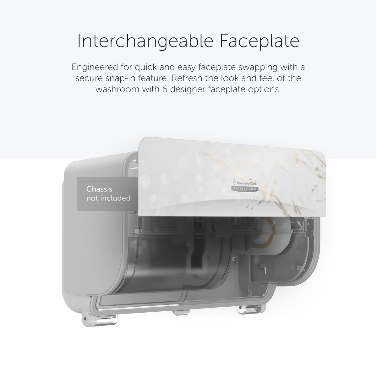 Kimberly-Clark Professional™ Icon™ Dispenser Faceplate - SRBH, 32.39 cm x 10.80 cm x 3.18 cm