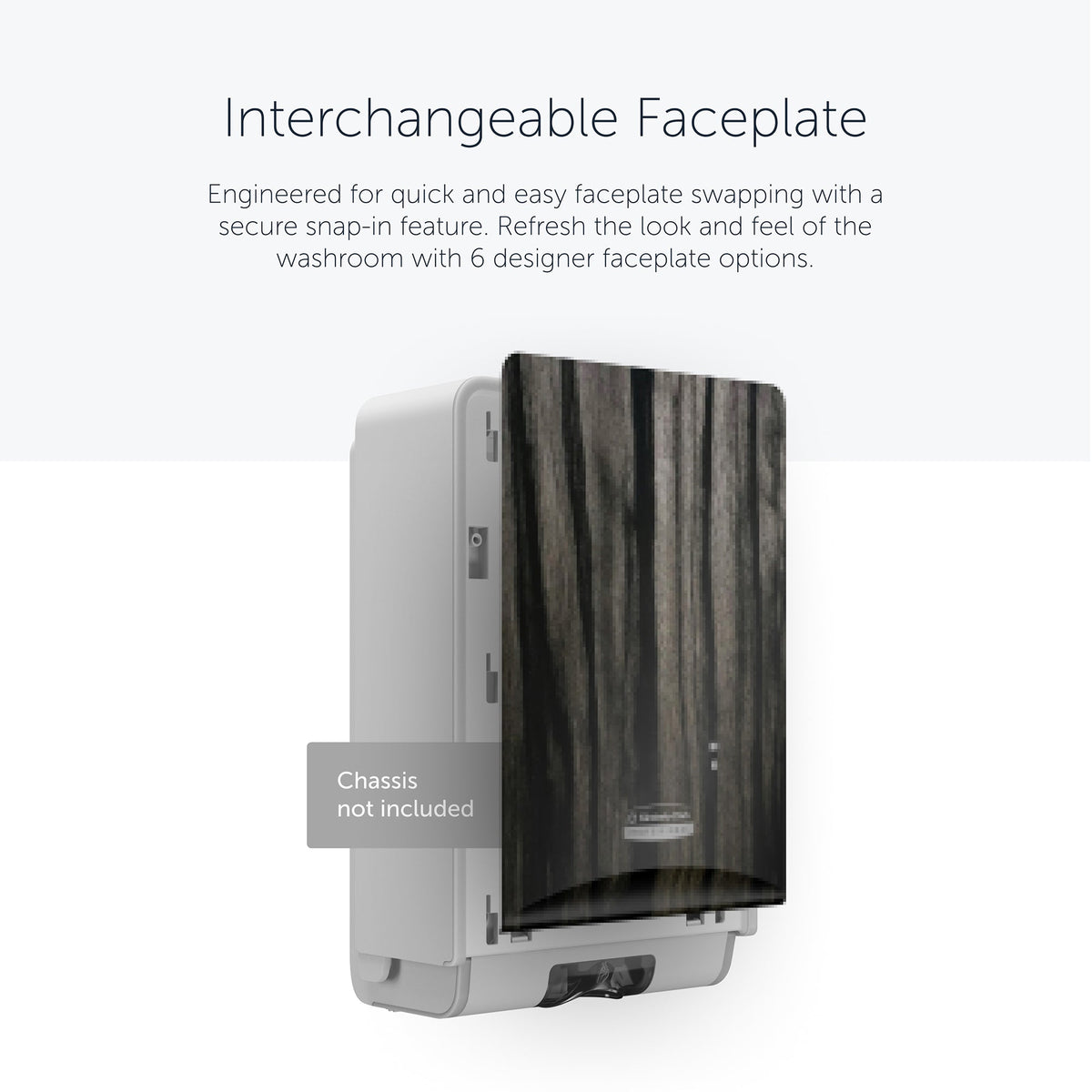 Kimberly-Clark Professional™ Icon™ Dispenser Faceplate - eSkinCare / 20.32 cm x 27.30 cm x 3.81 cm
