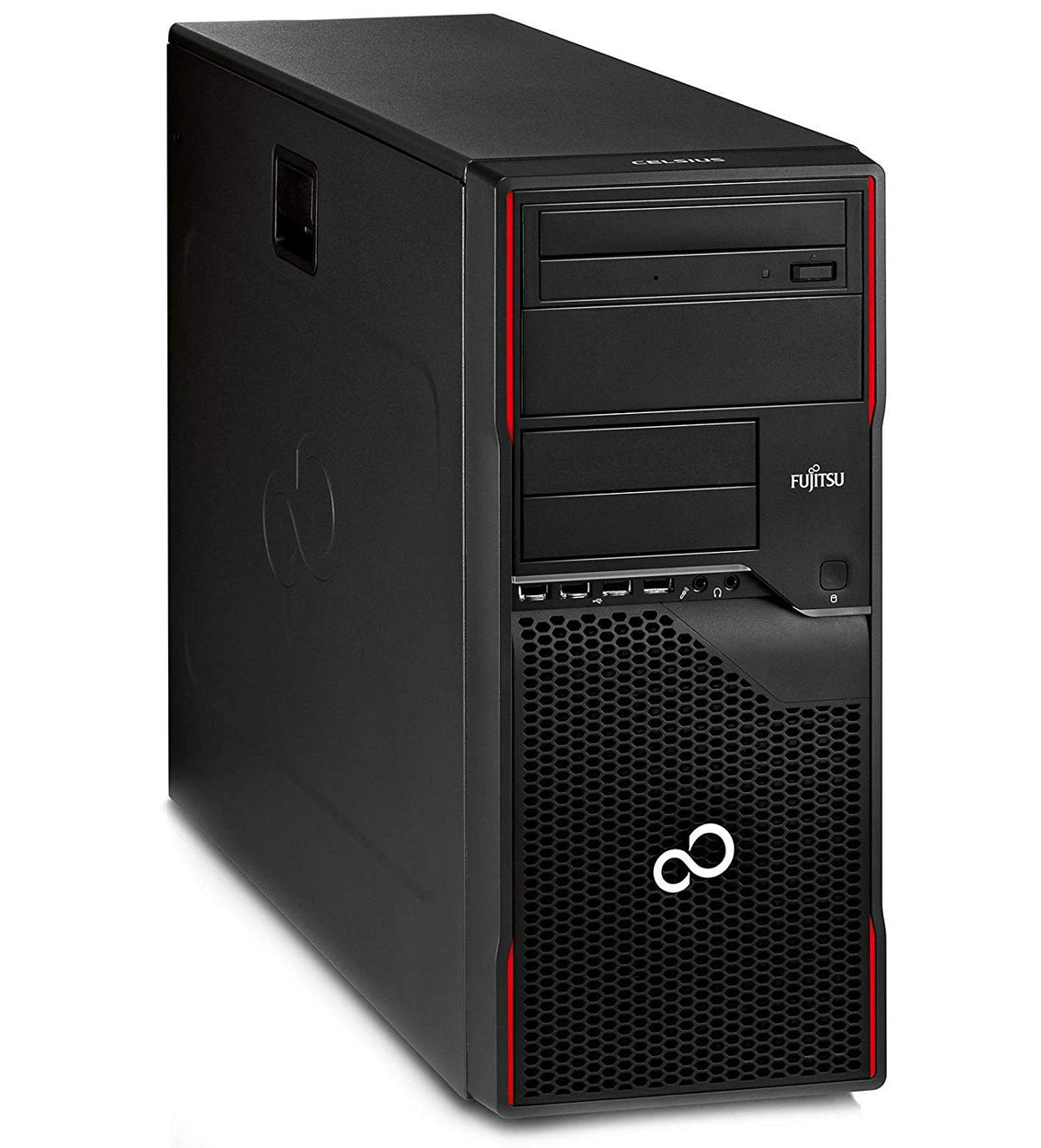 Fujitsu Celsius W410 Intel Quad Core i5 512GB SSD 8GB Windows 10 Pro DVD Laufwerk